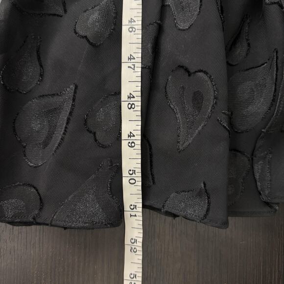 Victorias Secret Slip Dress Womens Small Sheer Heart Flocked Maxi Y2K Lingerie - Picture 11 of 12